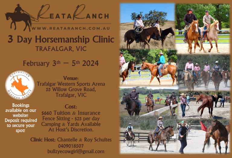 Clinic Schedule – Reata Ranch Horsemanship